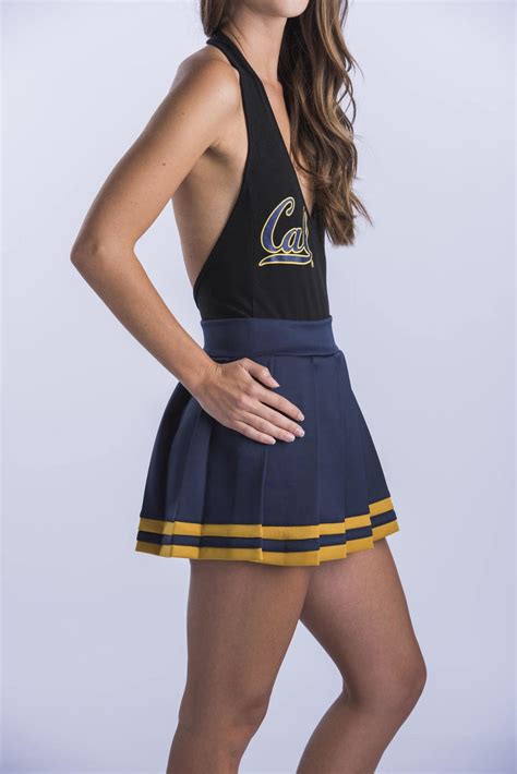 Navy And Gold Gameday Skirt Side College Outfits Fashion Cheer Skirts