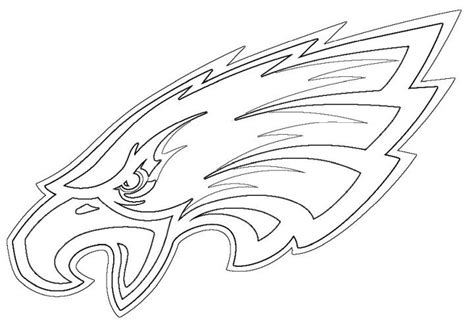 philadelphia eagles logo coloring page coloring pages