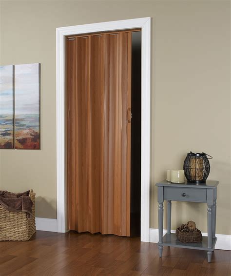 homestyles regent pvc folding door wide  high fruitwood color