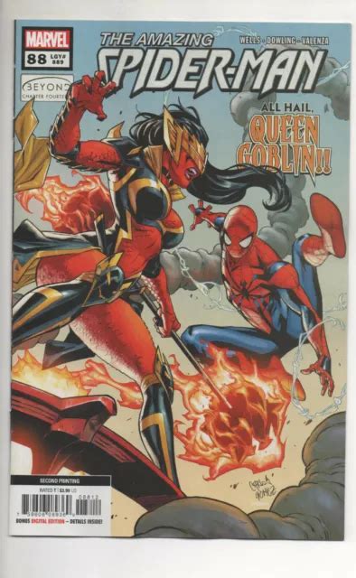 Amazing Spider Man 88 2022 1st Queen Goblin 2nd Print Variant Lgy