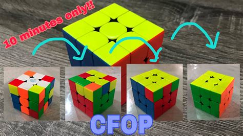 solve rubiks cube beginner method cfop youtube