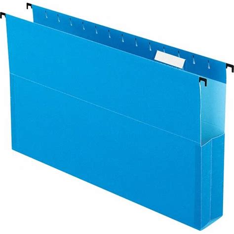pendaflex hanging file folder legal blue pack  msc