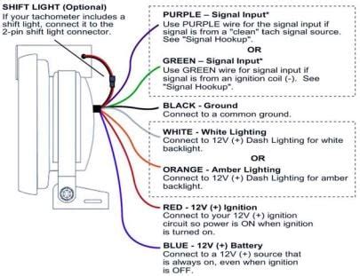 install  tachometer  basic wiring diagram jegs