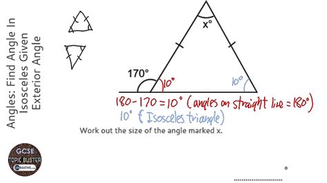How To Find Angle X In A Triangle