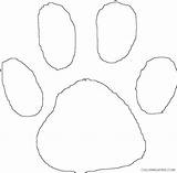Paw Coloring Bear Coloring4free Related Posts sketch template