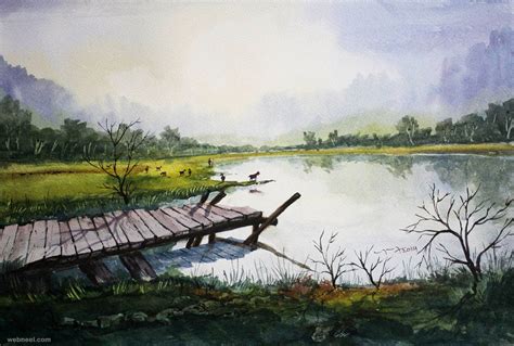 watercolor painting  balakrishnan