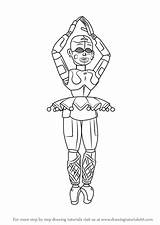 Ballora Fnaf Coloring Pages Five Nights Sister Location Freddy Drawing Drawings Draw Para Colorear Dibujos Clipart Pintar Dibujar Trending Days sketch template