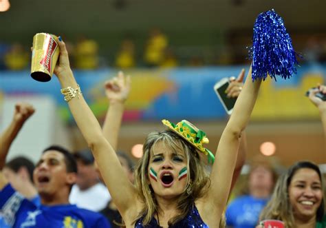 world cup 2014 sexiest fans showing their support for their teams in