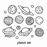 Planets Coloring Pages Planet Solar System Cartoon Drawing Pdf Pluto Printable Color Sheets Kids Getdrawings Sun Space Getcolorings Print Planeten sketch template
