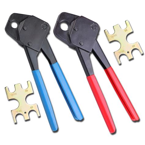 2 Pex Crimper 1 2 And 3 4 Plumbing Crimping With Go No Go Set Angle