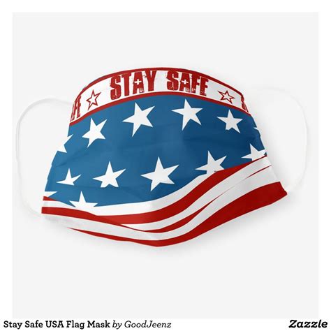 stay safe usa flag mask zazzle usa flag flag american flag banner