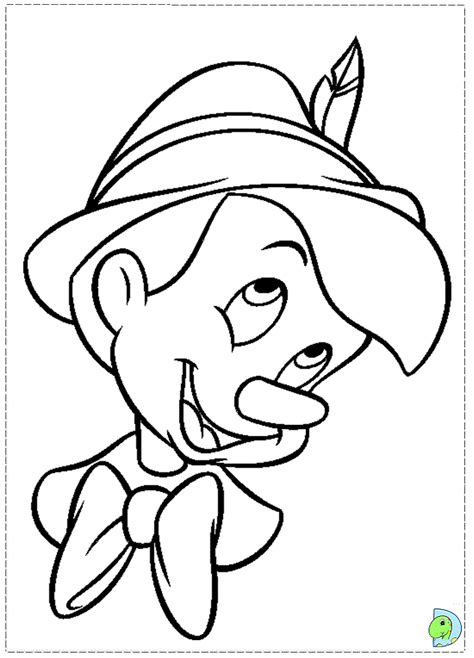 pinocchio coloring page dinokidsorg