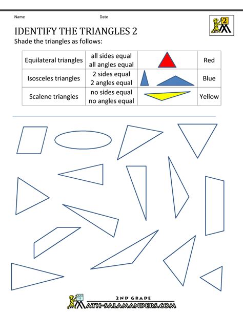 34 2nd Grade Geometry Worksheet Ekerekizul
