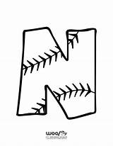Baseball Letters Printable Alphabet Letter Jr Woojr Activities Print Kids Softball Woo Decorations Lettering Crafts Craft Drawing Clip Font Set sketch template