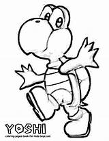 Coloring Yoshi Mario Riding Super Popular sketch template