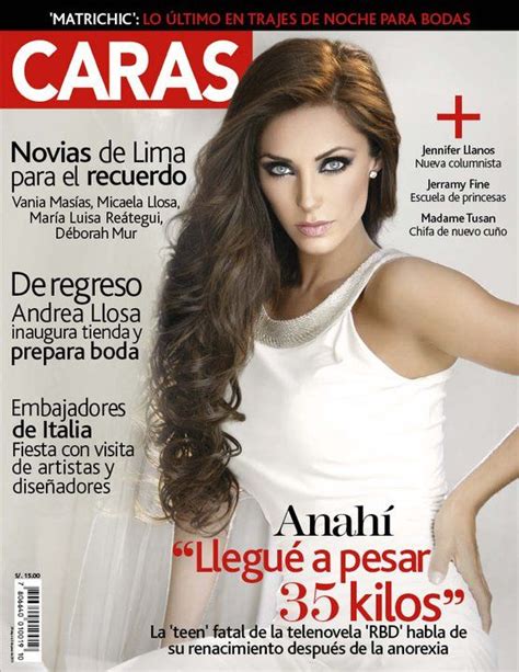 Pop Anahí En La Revista Caras