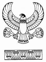 Faucon Egypte Egipat Oiseau Aigle Colorier Dieu égyptien Egyptien Hugolescargot Mythologie Bojanke Egyptienne Représentant Dessins égypte Egyptische Hugo sketch template