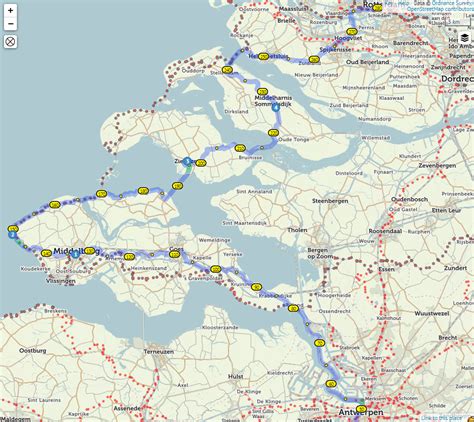 route  exploring zeeland  bike thenetherlands