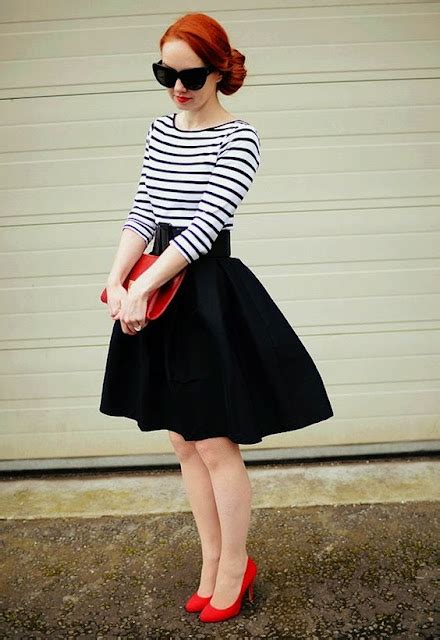 pretty style womens fashion striped shirt  belted high