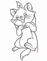 Coloring Pages Marie Aristocats Disney Gif Disneyclips 1096 1400 Drawings Cat Laughing Book Colouring sketch template
