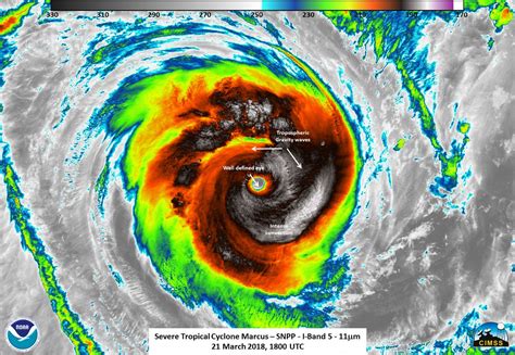 category  tropical cyclone marcus  earths strongest  hurricane