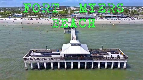 fort myers beach drone footage youtube