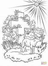Lamb Coloring God Pages Easter Lion Printable Jesus Cross Kids Color Bible Supercoloring Drawing Crafts Church Sensational Categories sketch template