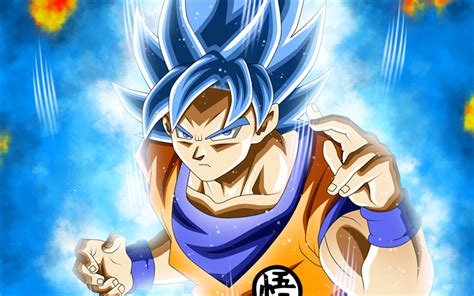 Descargar Fondos De Pantalla Azul Goku 4k Super Saiyano Azul
