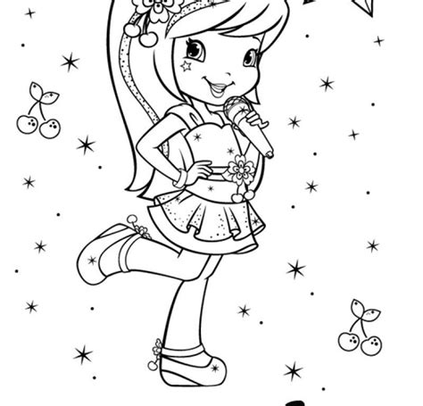 cherry jam coloring pages coloring home
