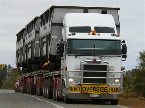 oversize road train road train train truck kenworth trucks