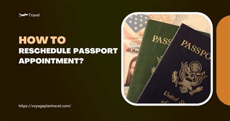 reschedule passport appointment