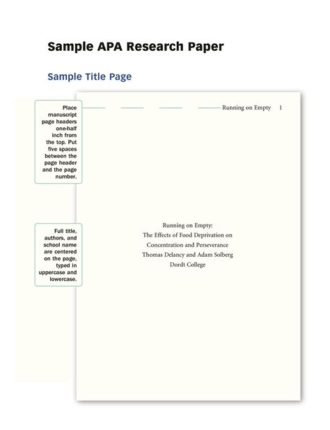 sample college  format paper  mathematics libguides  st