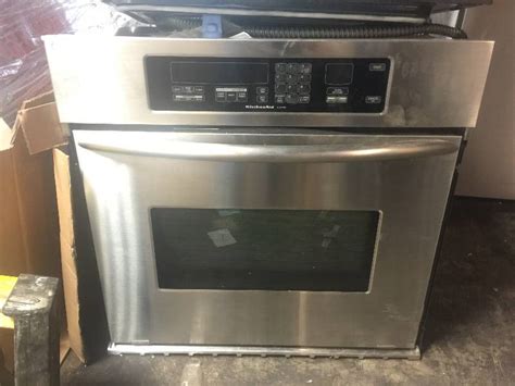 kitchenaid superba  single electric wall oven home furnishings appliances deals galore