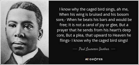 paul laurence dunbar quote     caged bird
