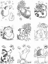 Penny Stamps Digital Cute Coloring Digistamps Pages Digi Patterns Embroidery Animal Cards Artistic Elements Clear Visit Stamp Drawings Hand Book sketch template