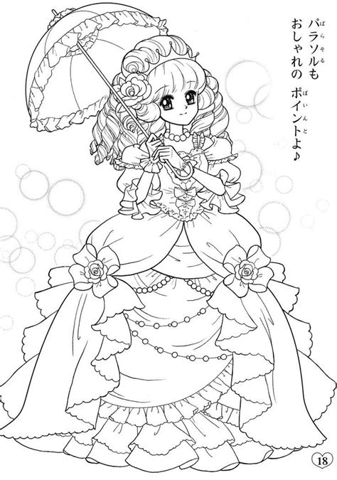 anime coloring page kawaii chibi girl  chibi girl coloring pages