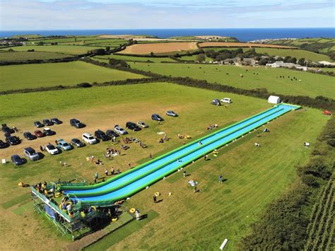 Giant Slip And Slide See And Do In Padstow Cornwall Holidays