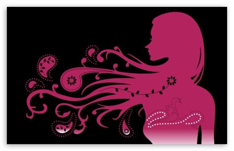 pink flower girl ultra hd desktop background wallpaper   uhd