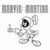 Marvin Martian Coloring Vectorified Vector sketch template