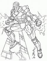 Flying Iron Man Coloring Pages Getcolorings sketch template
