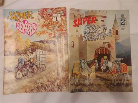 Vintage 1969 Super Sex To Sexty Volumes 1 And 2 Pierre Davis Adult 39