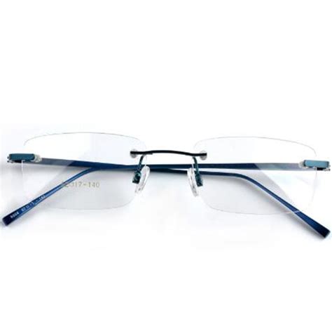 new arrival mens glasses frames rimless ultralight brand optical