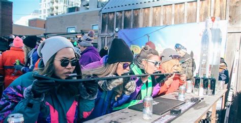 you can après ski sans the skiing on a toronto rooftop