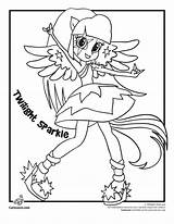 Coloring Pony Equestria Twilight Sparkle Pages Girls Girl Little Rainbow Rocks Drawing Kids Print Color Jr Dash Printable Woo Cartoon sketch template