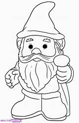 Gnome Coloring Pages Printable Garden Gnomes Drawings Hat Colouring Kids Adult Sheets Stained Glass Wood Books Mushrooms Christmas Color Book sketch template