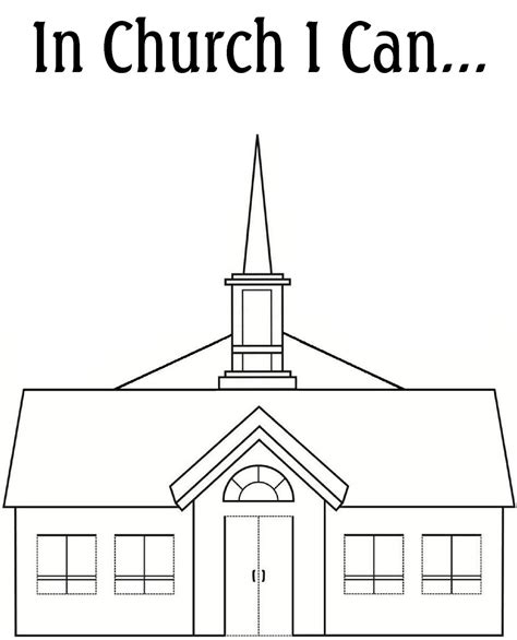 early church coloring page coloring pages