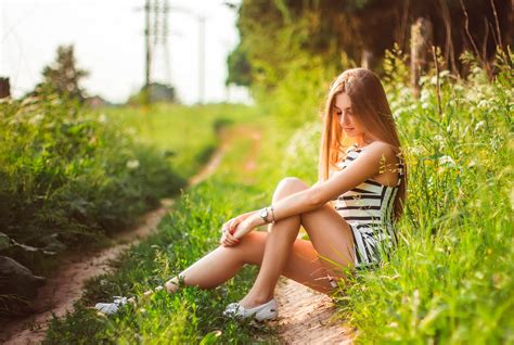 wallpaper sunlight forest women outdoors blonde long hair nature