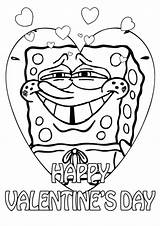 Coloring Valentines Pages Spongebob Valentine Printable Frozen Pre Print Color Patrick Disney Colouring Printables Sheets Minecraft Christmas Sheet Kids Getcolorings sketch template