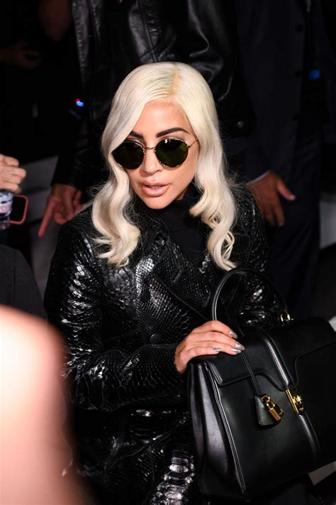 Lady Gaga At Celine Show At Paris Fashion Week 09 28 2018