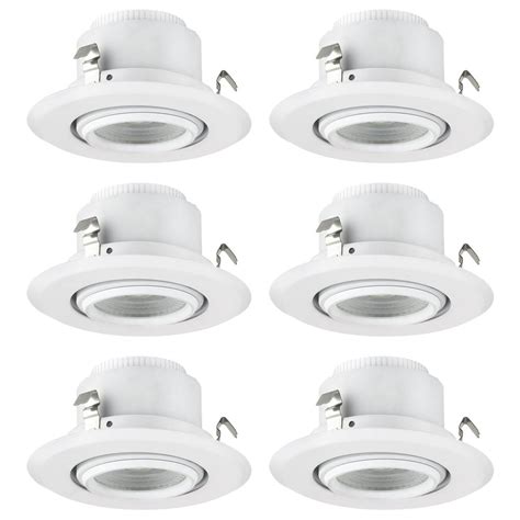 pack sunlite dimmable led    retrofit gimbal recessed downlight  lighting